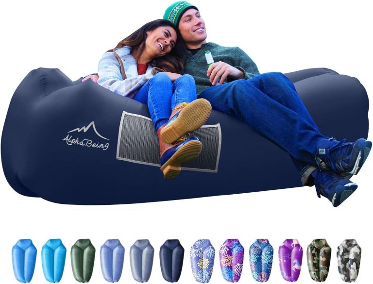 AlphaBeing Chaise Longue Gonflable, Accessoires de Chaise de Plage, canapé Gonflable pour Camping