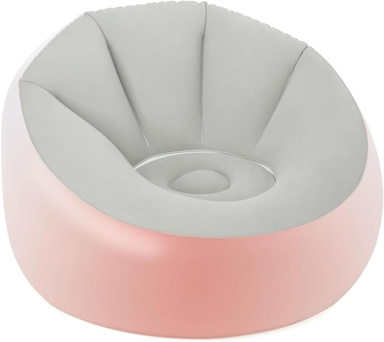 BESTWAY Fauteuil gonflable à LED Inflate-A-Chair 102 x 97 x 71 cm, surface floquée, design étanche